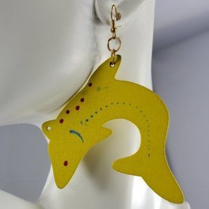 African (Kenyan) Handmade Balsa Wood Earrings